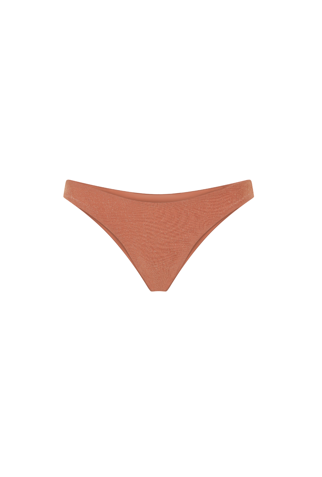 Away That Day - Cinnamon Shimmering Lurex Bikini - Acapulco Top + Fiji Bottom