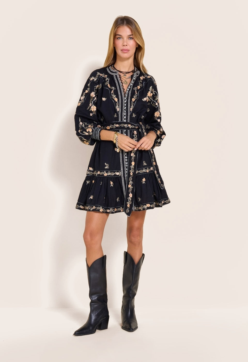 Scarlett Poppies - Fiucci Short Dress in Black