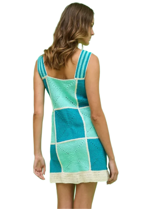 Pitusa crochet mini dress_