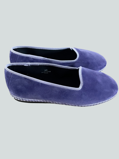 friulane velvet  slippers shoes