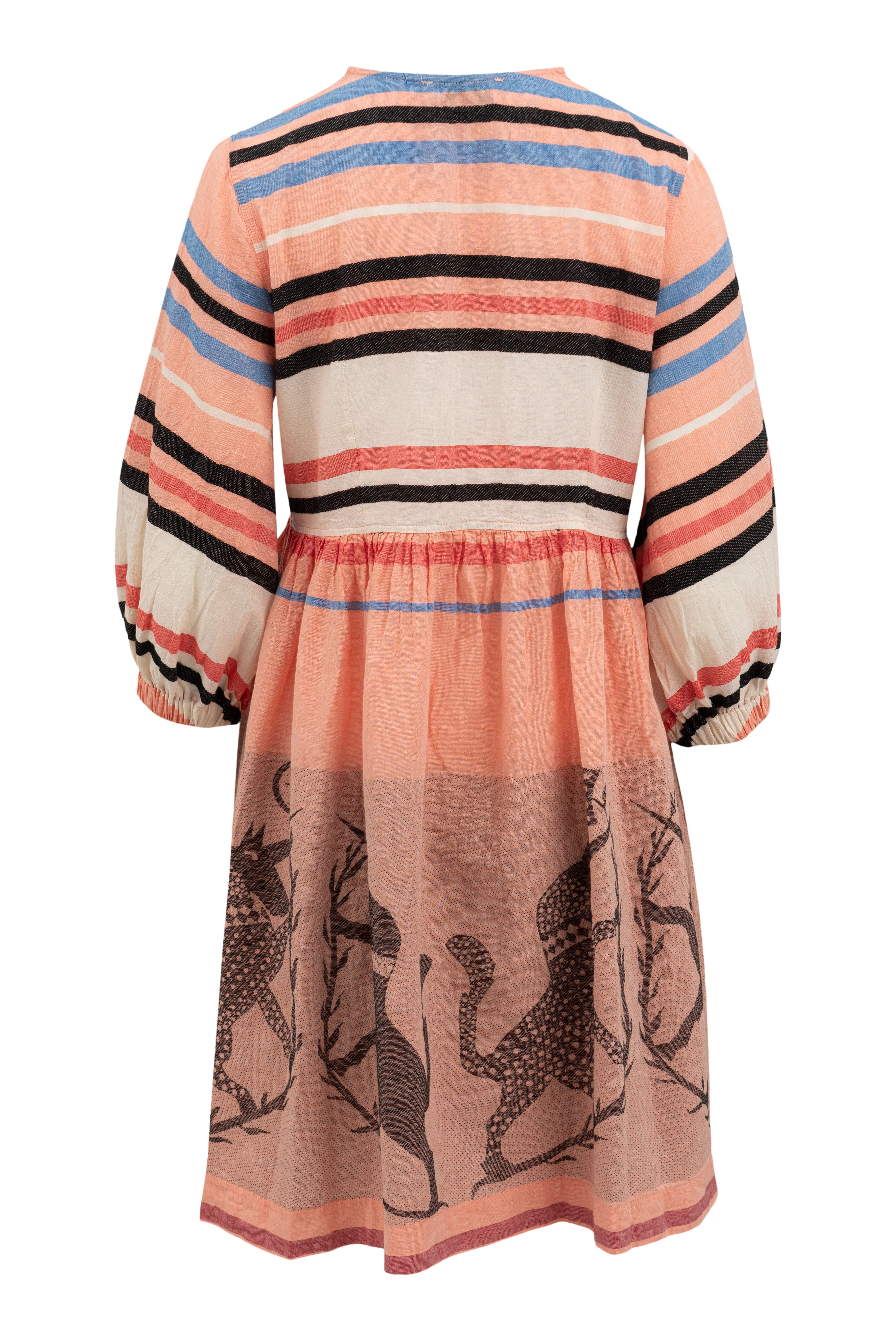 evotion Twins Lila Pink Miami Stripes Dress
