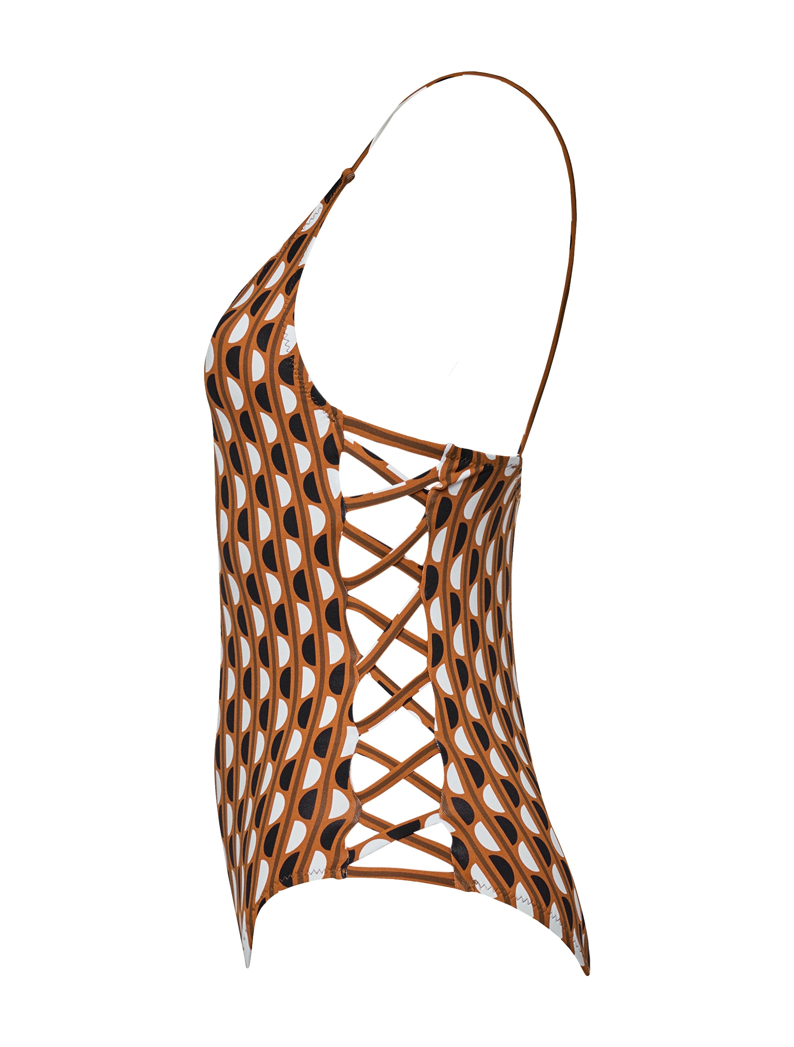 Maa Boo Retro Cool Cut-Out One Piece