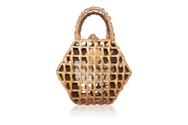 Aranaz Hera Rattan Handbag