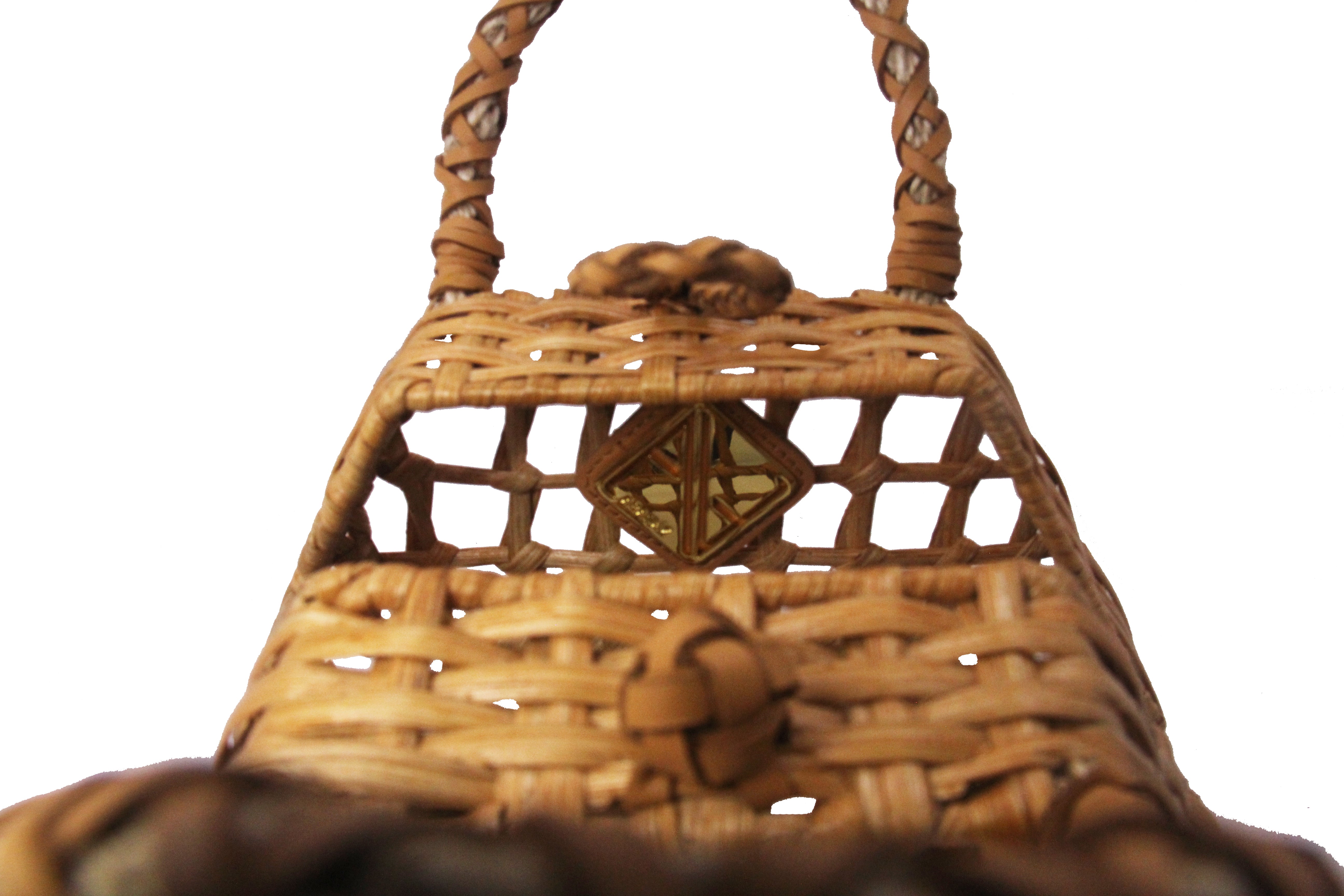 Aranaz Hexa Rattan Handbag