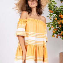 Sundress Bella Fouta Curcuma Short Dress