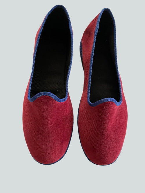 Friulane Slippers with Rubber Sole - Bordeaux