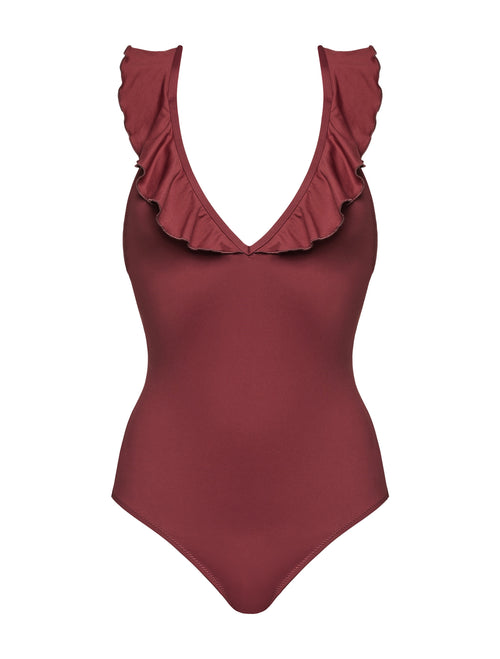 Maa Boo Maroon Volan One Piece