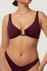 Away That Day - Cannes Top+ Away That Day - Bikini set - Plum -  Palma Top + Maui Bottom