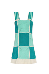 Pitusa Patchtwork Crochet Mini Dress