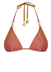 Paolita Sfumato Pink Lurex Bikini Set - Lira Triangle Padded Top - Luna Bottom