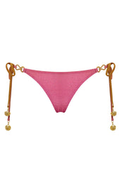 Paolita Sfumato Pink Lurex Bikini Set - Lira Triangle Padded Top - Luna Bottom
