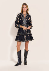 Scarlett Poppies - Fiucci Short Dress in Black