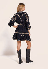 Scarlett Poppies - Fiucci Short Dress in Black