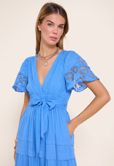 Scarlett Poppies Radhik Lond Dress Blule