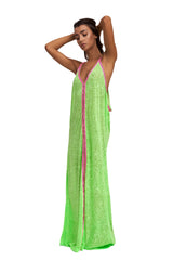 Pitusa Sundress Lime Pink