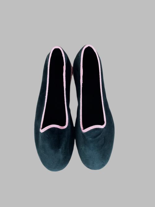 friulane velvet  slippers shoes 