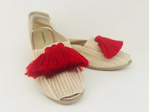 Friulane Slippers with Rubber Sole - Bordeaux