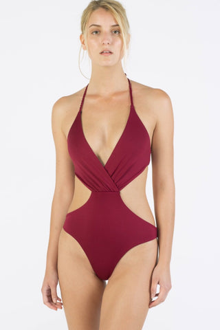 Maa Boo Retro Cool Cut-Out One Piece Swimsuit