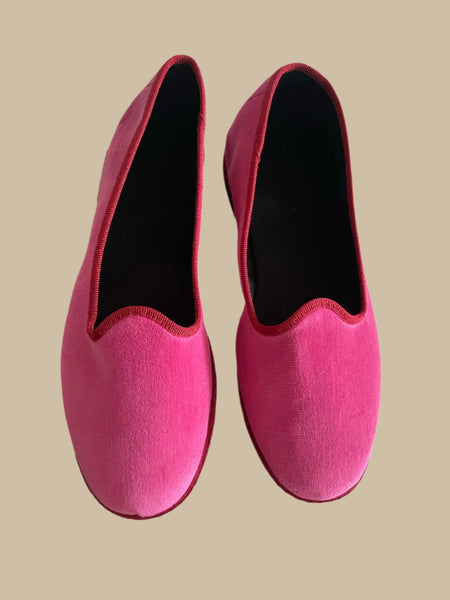 Friulane Slipers with Rubber Sole - Fushia