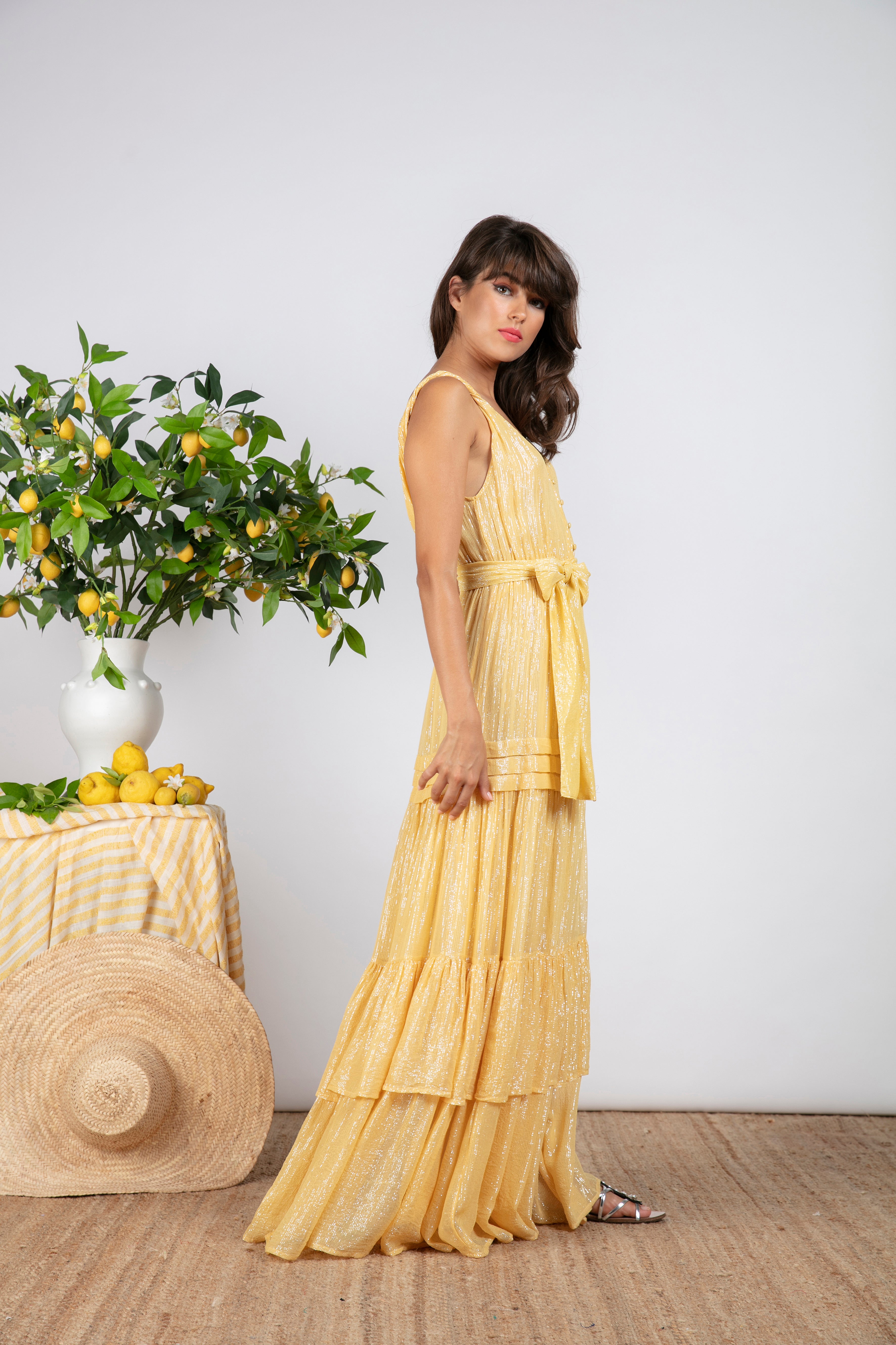 Sundress.fr Calypso Marbella Yellow Long/Maxi Dress