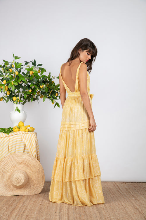 Sundress.fr Calypso Marbella Yellow Long/Maxi Dress