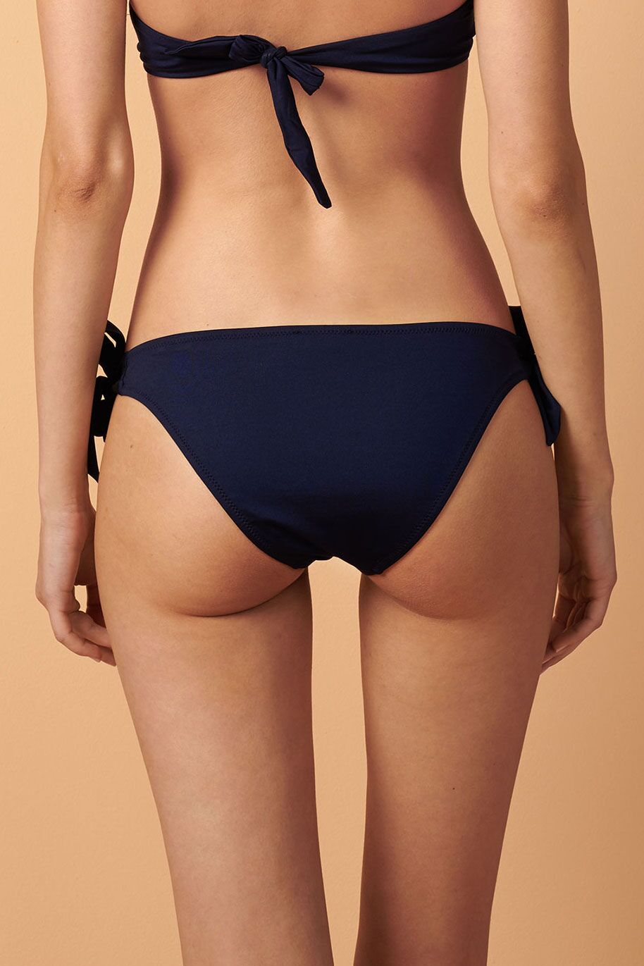 Paolita Swimwear Nina Navy Underwire Cup Designer Luxury Bikini Set 